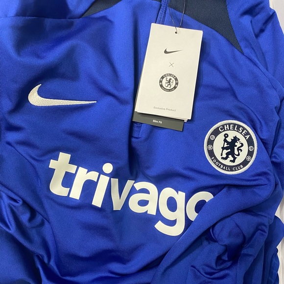 NWT [XL] Nike x Chelsea FC Long Sleeve Training Jersey - Picture 8 of 11